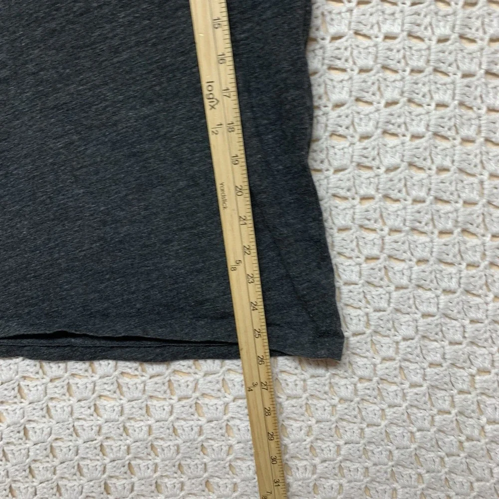 Polo Ralph Lauren Tee Shirt Men's. Sz M Gray White Pony Short Sleve‎ V Neck